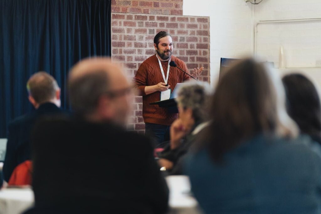 A speaker at the 2023 Governance Now Conference