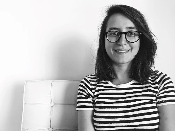 Black and white headshot of Ragda Allouche