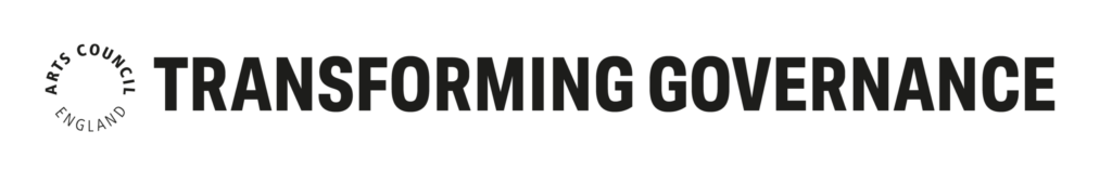 Arts Council England Transforming Governance Logo