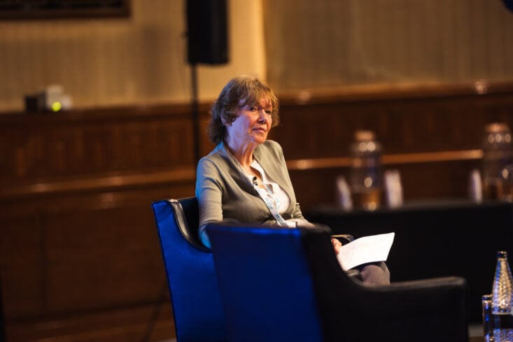 Photo of Prue Skene at Governance Now 2024.